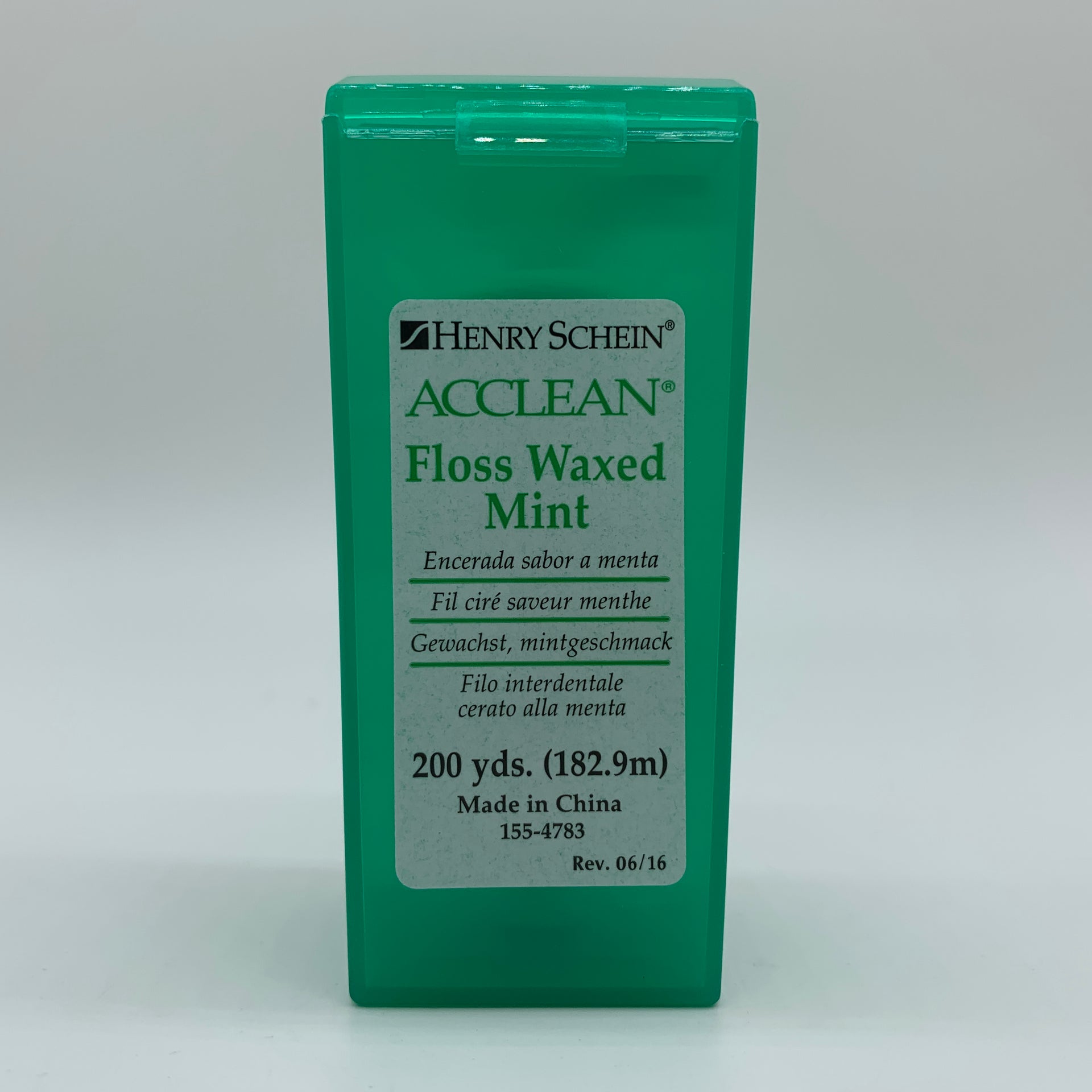 Floss Acclean wax mint 200 yards Preventive PRE FLO ACC W 200 ...